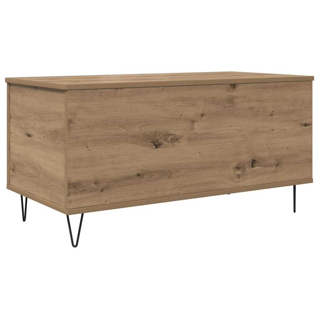 VidaXL Salontafel artisanaal eikenkleurig 90 x 44.5 x 45 cm