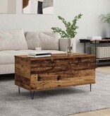 VidaXL Salontafel Oud hout 90 x 44.5 x 45 cm Bewerkt hout