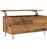 VidaXL Salontafel Oud hout 90 x 44.5 x 45 cm Bewerkt hout