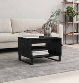 VidaXL Salontafel Zwart eiken 60 x 50 x 40 cm Bewerkt hout