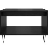 VidaXL Salontafel Zwart eiken 60 x 50 x 40 cm Bewerkt hout