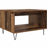 VidaXL Salontafel Oud hout 60 x 50 x 40 cm Bewerkt hout