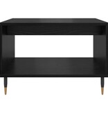VidaXL Salontafel Zwart eiken 60 x 50 x 40 cm Bewerkt hout