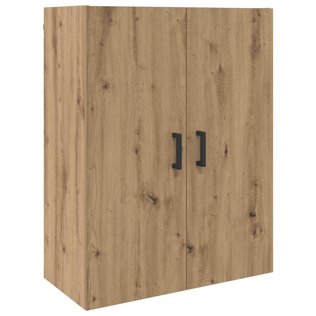 VidaXL Wandkast Wandgemonteerd Bruin 69.5 x 34 x 90 cm Bewerkt hout