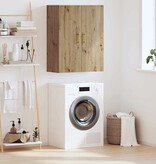 VidaXL Wandkast Wandgemonteerd Bruin 69.5 x 34 x 90 cm Bewerkt hout