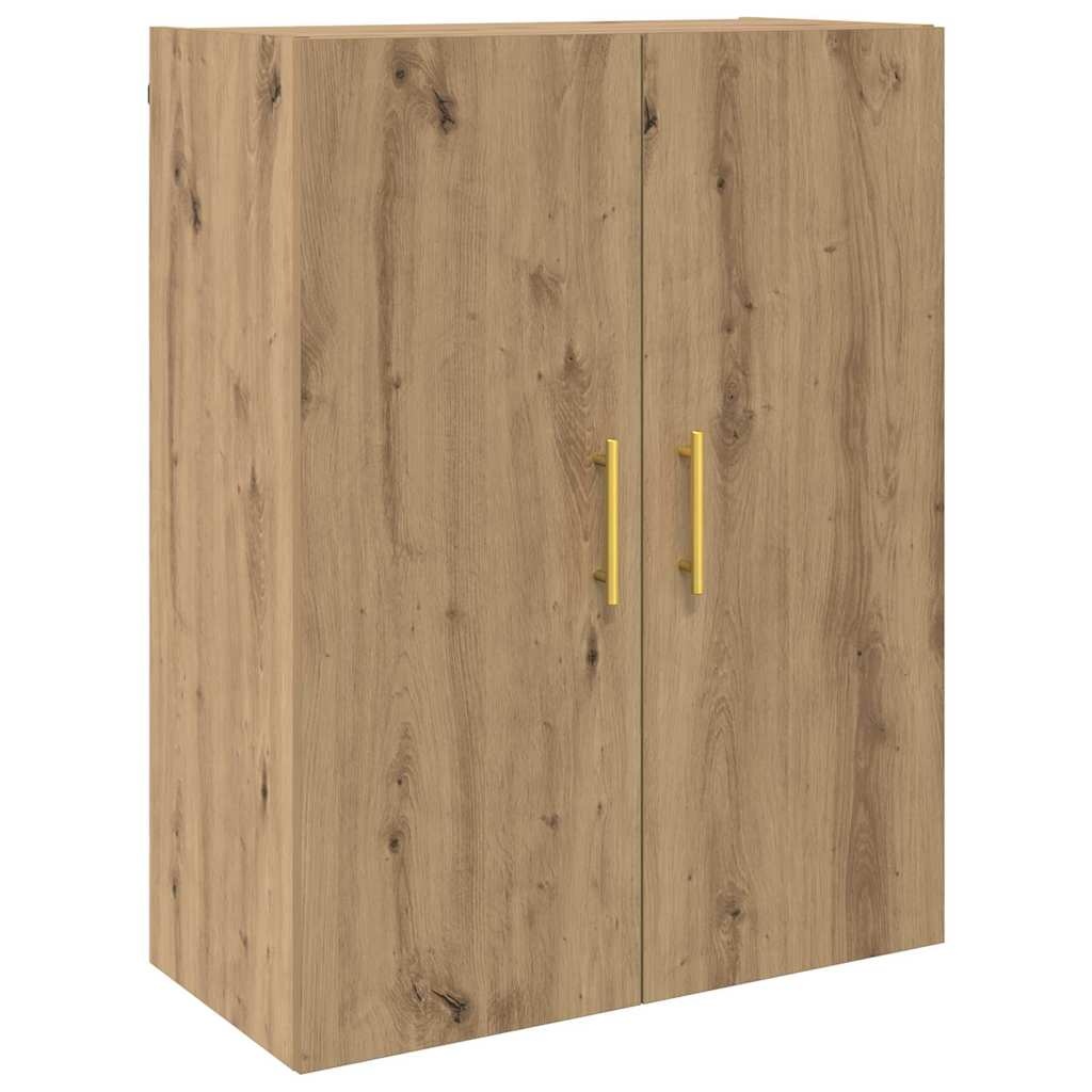 VidaXL Wandkast Wandgemonteerd Bruin 69.5 x 34 x 90 cm Bewerkt hout