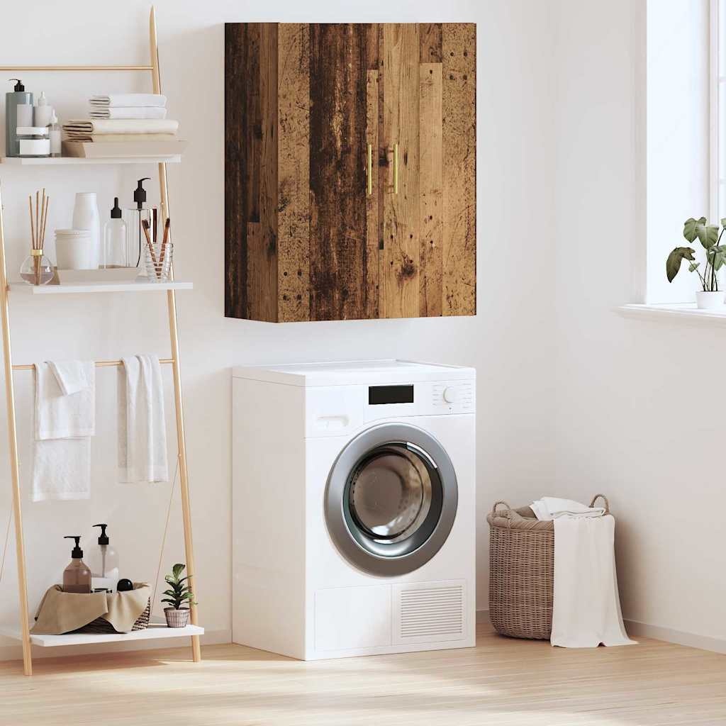 VidaXL Wandkast Wandgemonteerd Bruin 69.5 x 34 x 90 cm Bewerkt hout