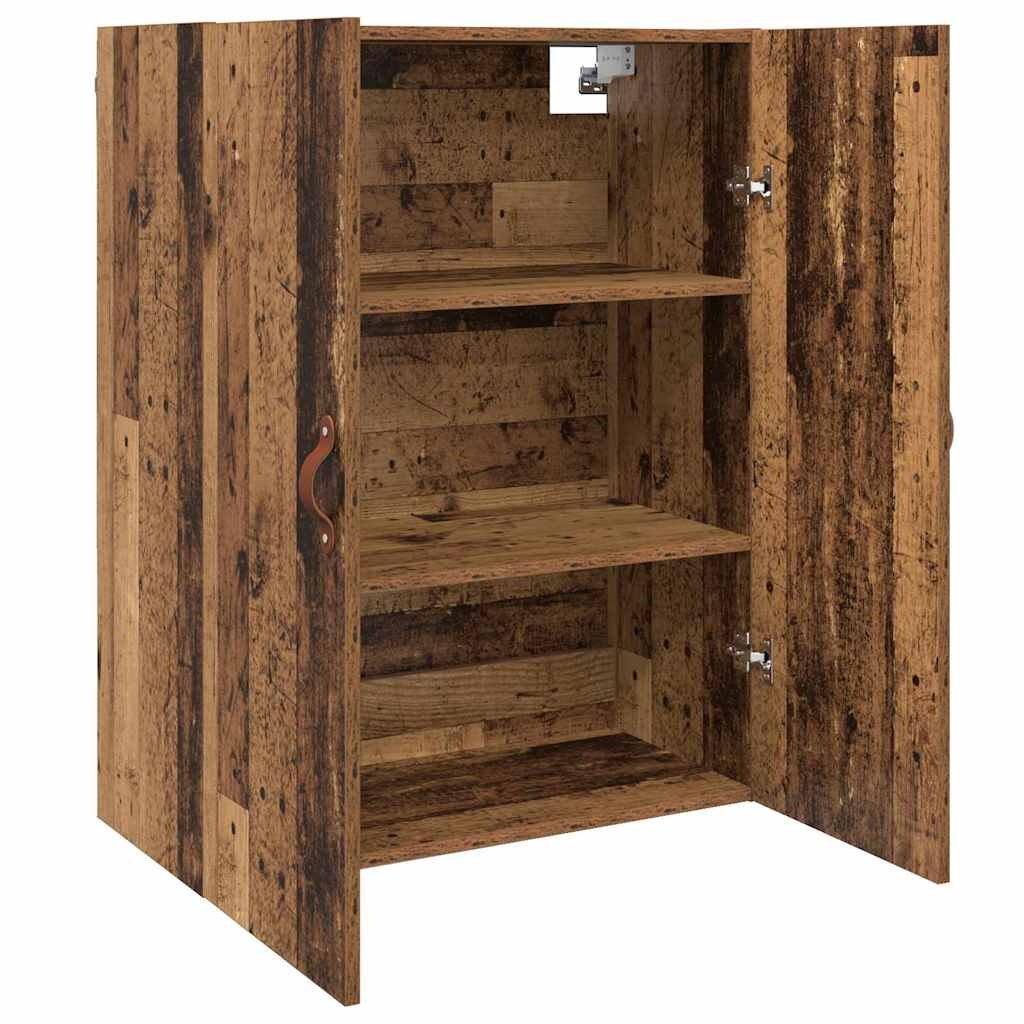 VidaXL Wandkast Wandgemonteerd Bruin 69.5 x 34 x 90 cm Bewerkt hout