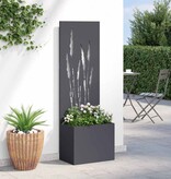 VidaXL Tuinplant met Decoratief Paneel Antraciet 50 x 140 cm