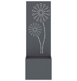 VidaXL Tuinplant met Decoratief Paneel Antraciet 50 x 140 cm