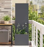 VidaXL Tuinplant met Decoratief Paneel Antraciet 50 x 140 cm