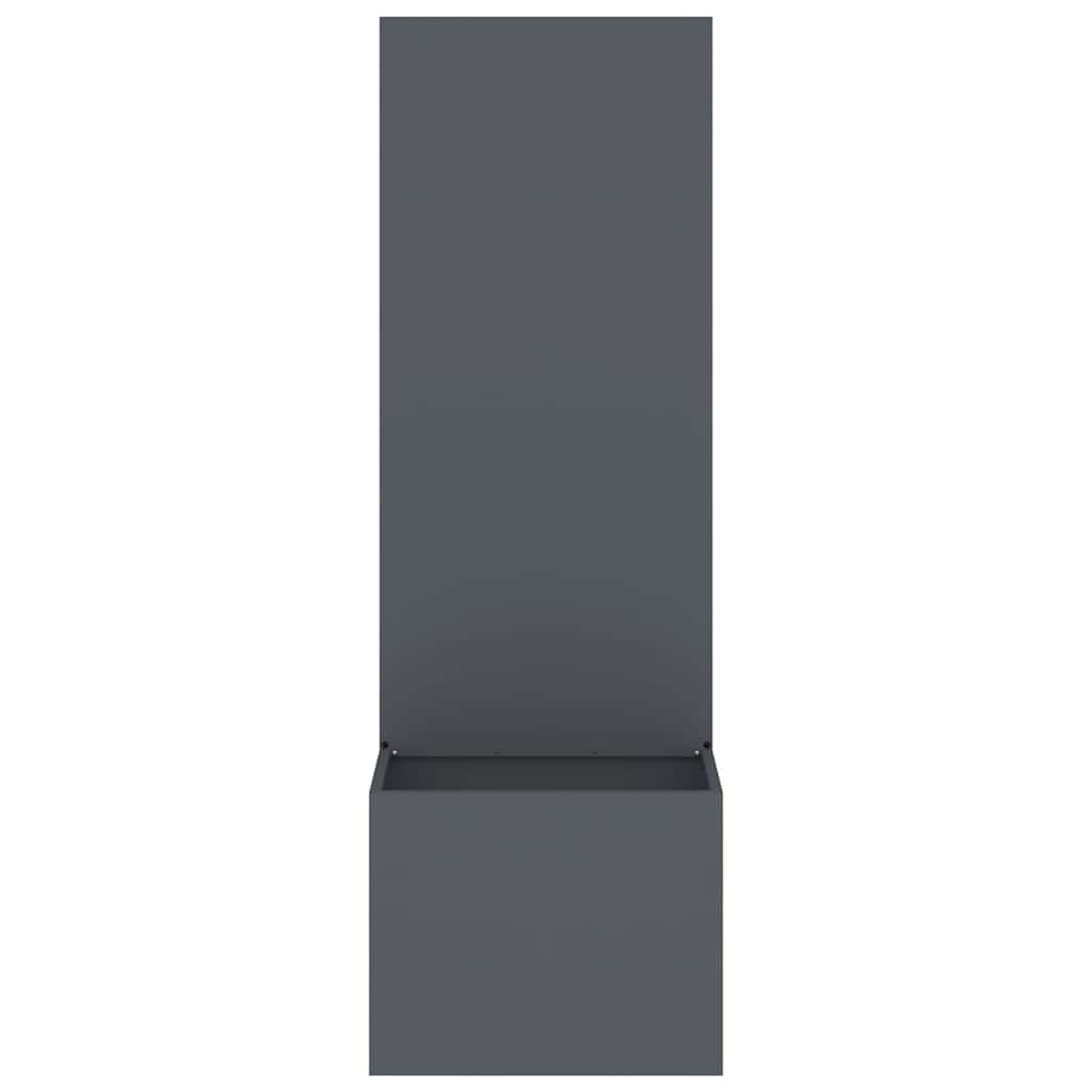 VidaXL Tuinplant met Decoratief Paneel Antraciet 50 x 140 cm