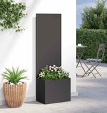VidaXL Tuinplant met Decoratief Paneel Zwart 50 x 140 cm
