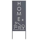 VidaXL Tuin decoratief paneel Antraciet 50 x 140 cm Koudgewalst staal