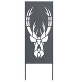 VidaXL Tuin decoratief paneel Antraciet 50 x 140 cm Koudgewalst staal