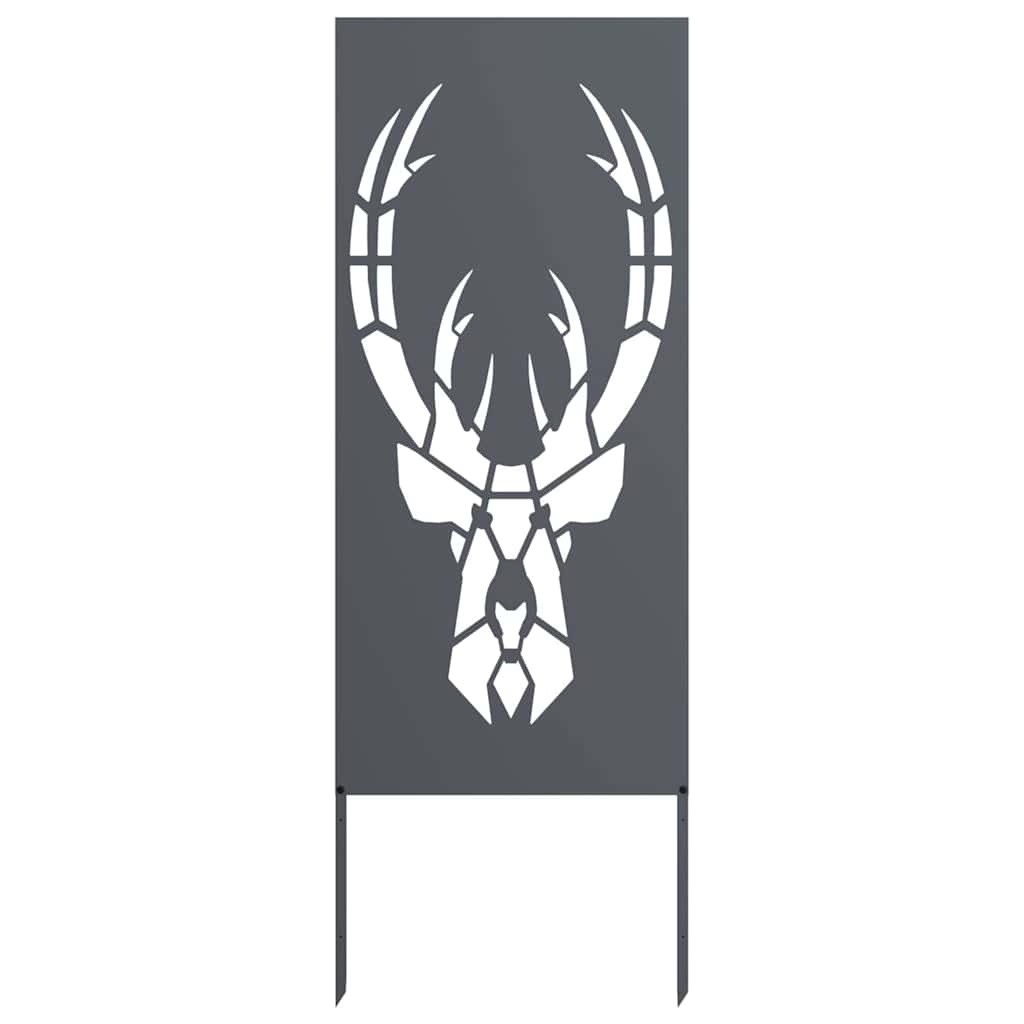 VidaXL Tuin decoratief paneel Antraciet 50 x 140 cm Koudgewalst staal