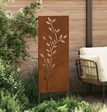VidaXL Tuin decoratief paneel Roestig 50 x 140 cm Cortenstaal