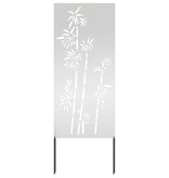 VidaXL Tuin Privacy Screen Zilver 50 x 140 cm Gegalvaniseerd staal