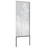 VidaXL Tuin Privacy Screen Zilver 50 x 140 cm Gegalvaniseerd staal