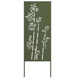 VidaXL Tuin Privacy Screen Olijfgroen 50 x 140 cm Koudgewalst staal