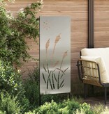 VidaXL Tuin Privacy Screen Zilver 50 x 140 cm Gegalvaniseerd staal