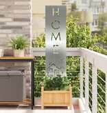 VidaXL Tuin Privacy Screen Zilver 32 x 140 cm Gegalvaniseerd staal