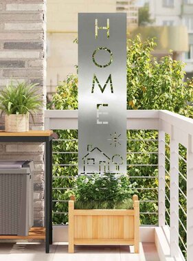 VidaXL Tuin Privacy Screen Zilver 32 x 140 cm Gegalvaniseerd staal