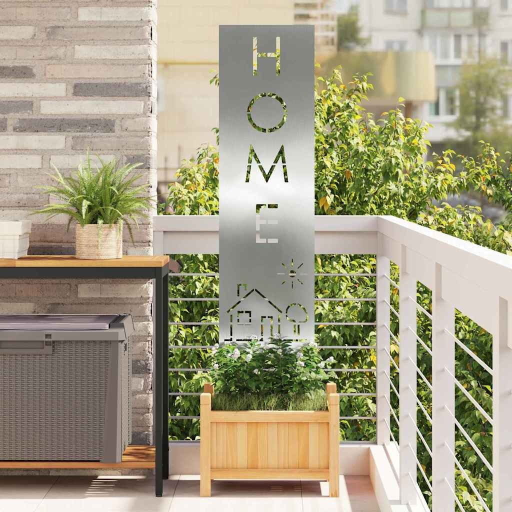 VidaXL Tuin Privacy Screen Zilver 32 x 140 cm Gegalvaniseerd staal