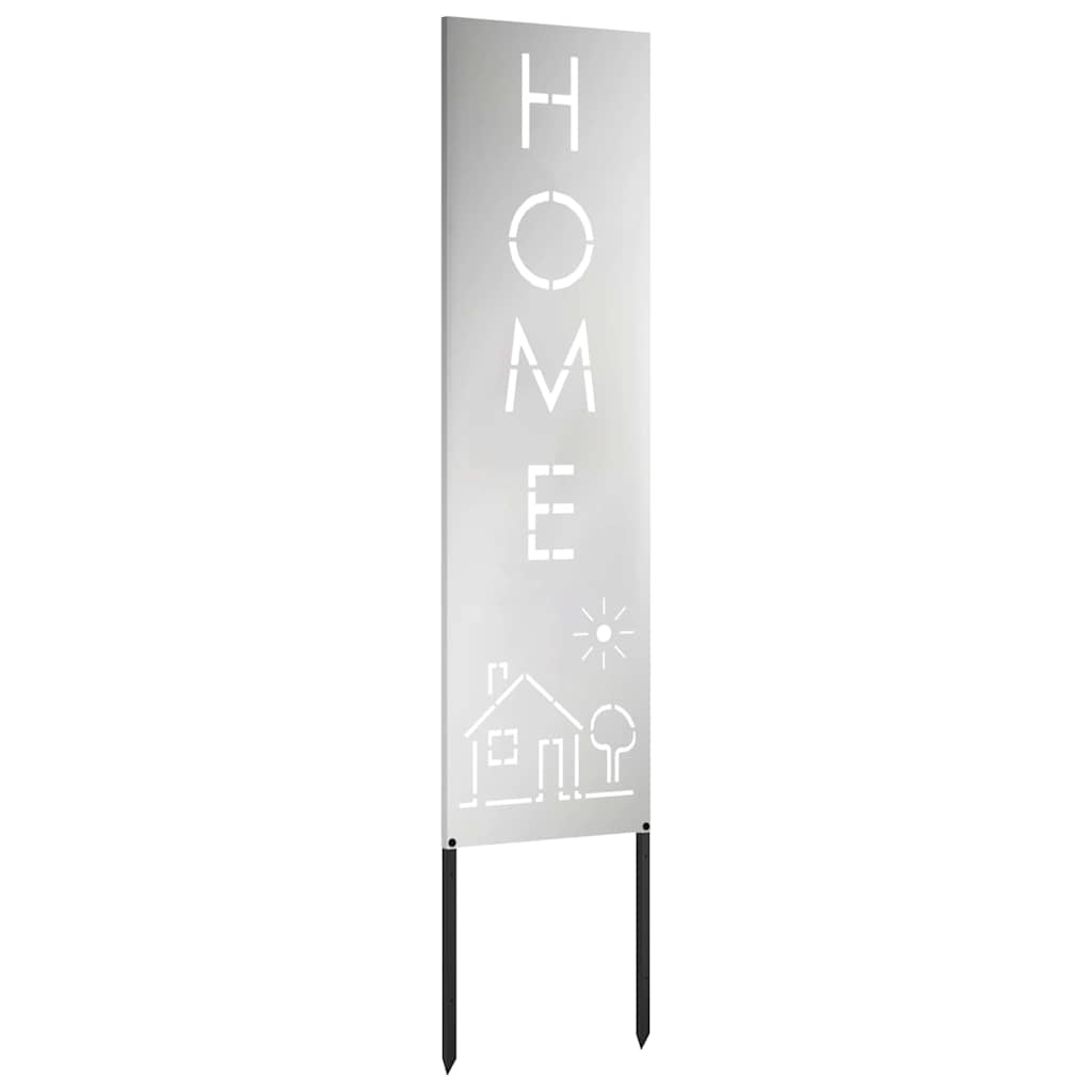 VidaXL Tuin Privacy Screen Zilver 32 x 140 cm Gegalvaniseerd staal