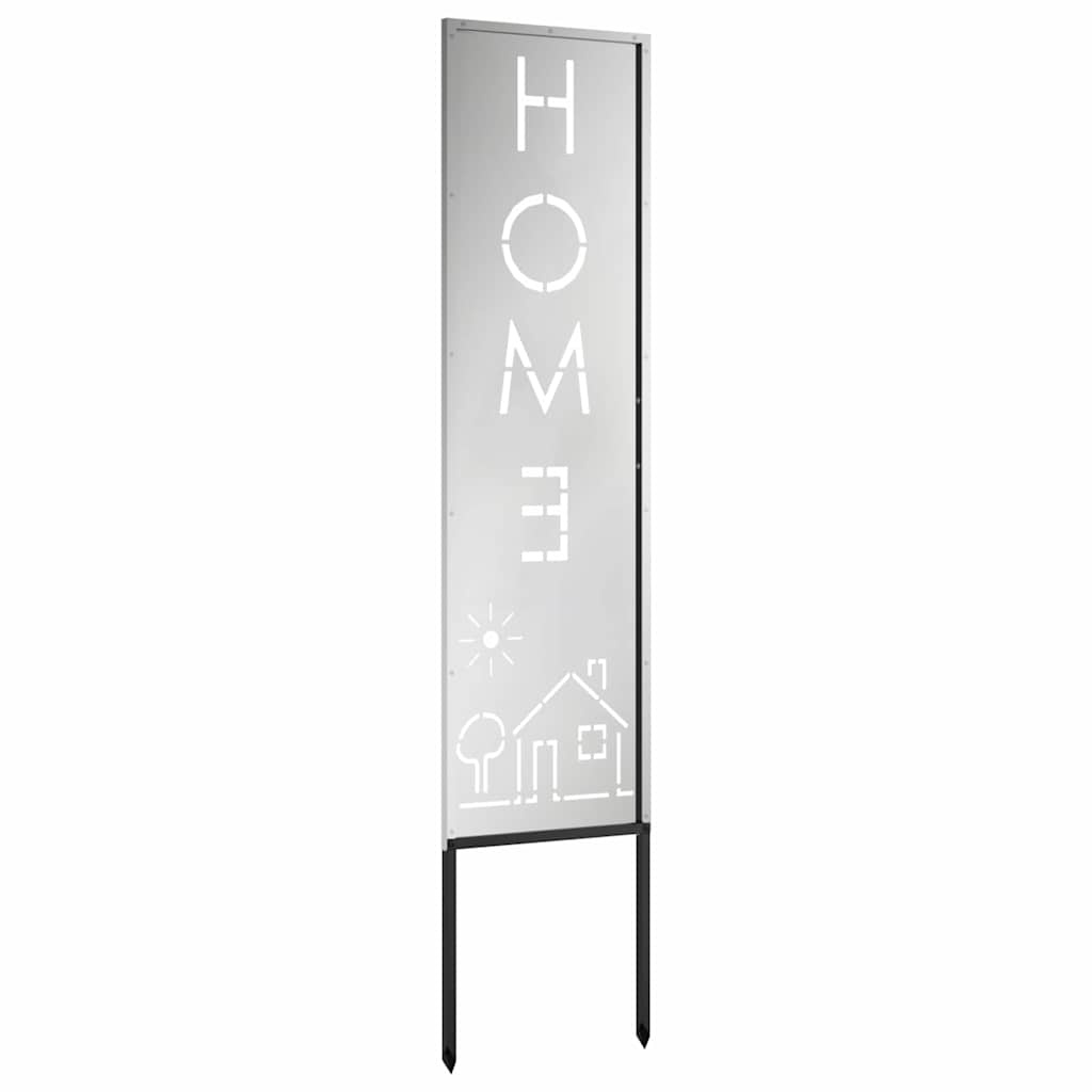 VidaXL Tuin Privacy Screen Zilver 32 x 140 cm Gegalvaniseerd staal