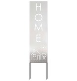 VidaXL Tuin Privacy Screen Fretwerk Zilver 32 x 140 cm Roestvrij staal