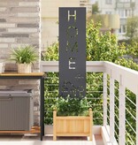 VidaXL Tuin Privacy Screen Antraciet 32 x 140 cm Koudgewalst staal