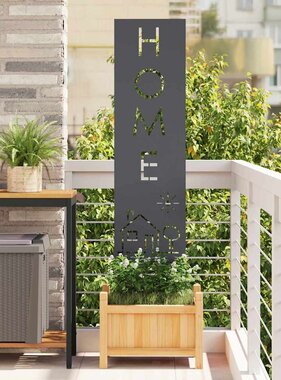 VidaXL Tuin Privacy Screen Antraciet 32 x 140 cm Koudgewalst staal