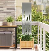 VidaXL Tuin Privacy Screen Zilver 32 x 140 cm Gegalvaniseerd staal