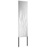 VidaXL Tuin Privacy Screen Zilver 32 x 140 cm Gegalvaniseerd staal