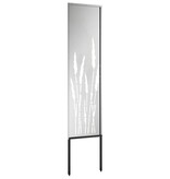 VidaXL Tuin Privacy Screen Zilver 32 x 140 cm Gegalvaniseerd staal