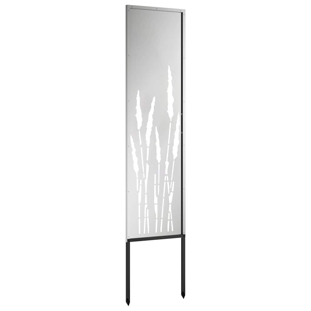 VidaXL Tuin Privacy Screen Zilver 32 x 140 cm Gegalvaniseerd staal