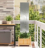 VidaXL Tuin Privacy Screen Zilver 32 x 140 cm Gegalvaniseerd staal