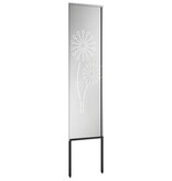 VidaXL Tuin Privacy Screen Zilver 32 x 140 cm Gegalvaniseerd staal