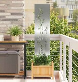 VidaXL Tuin Privacy Screen Zilver 32 x 140 cm Gegalvaniseerd staal