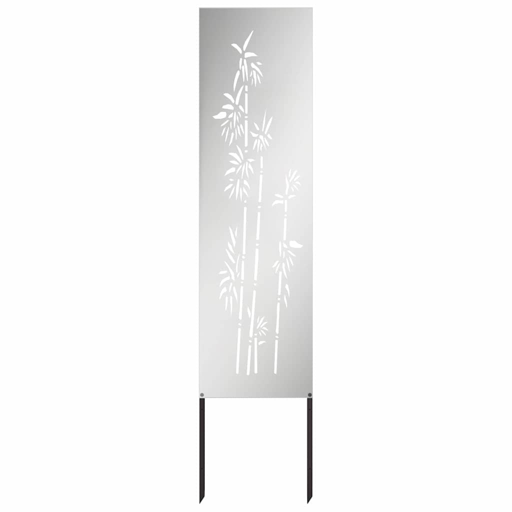 VidaXL Tuin Privacy Screen Zilver 32 x 140 cm Gegalvaniseerd staal