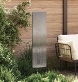 VidaXL Tuin Privacy Screen Zilver 32 x 140 cm Gegalvaniseerd staal