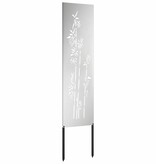 VidaXL Tuin Privacy Screen Zilver 32 x 140 cm Gegalvaniseerd staal
