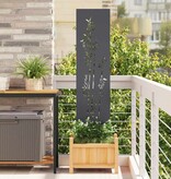 VidaXL Tuin Privacy Screen Antraciet 32 x 140 cm Koudgewalst staal