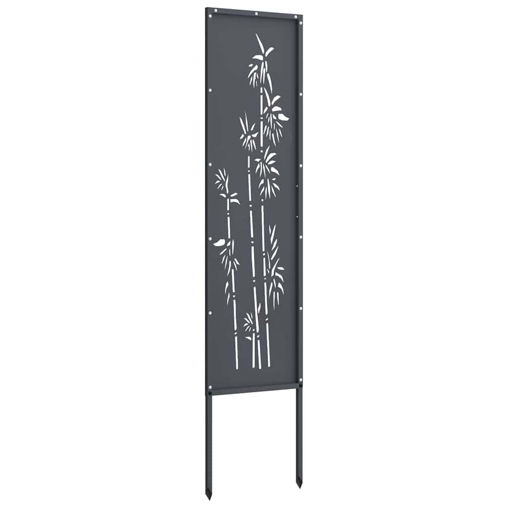 VidaXL Tuin Privacy Screen Antraciet 32 x 140 cm Koudgewalst staal