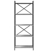 VidaXL Boekenkast Grijs sonoma 60 x 30 x 153 cm Bewerkt hout