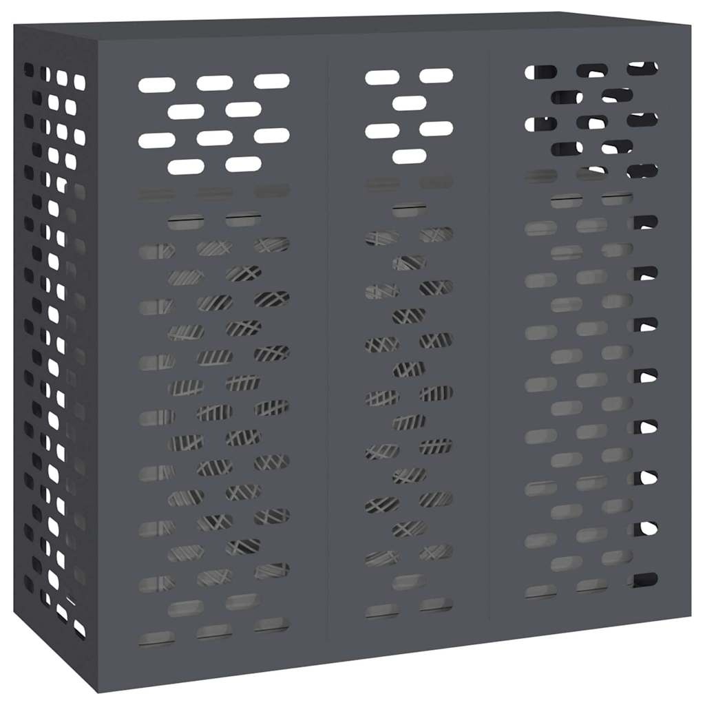 VidaXL Airconditioner hoes Antraciet 110 x 50 x 105 cm Staal