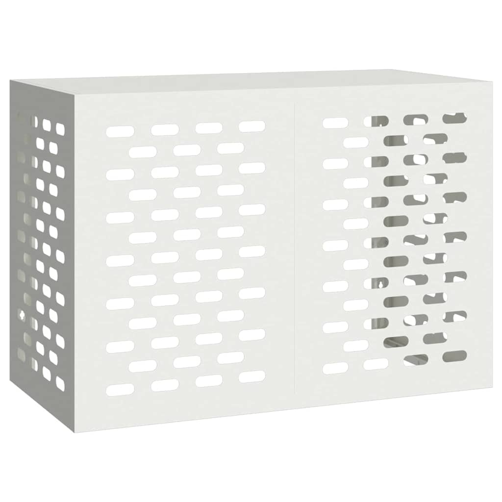 VidaXL Airconditioner hoes Wit 100 x 50 x 70 cm Staal