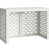 VidaXL Airconditioner hoes Wit 100 x 50 x 70 cm Staal