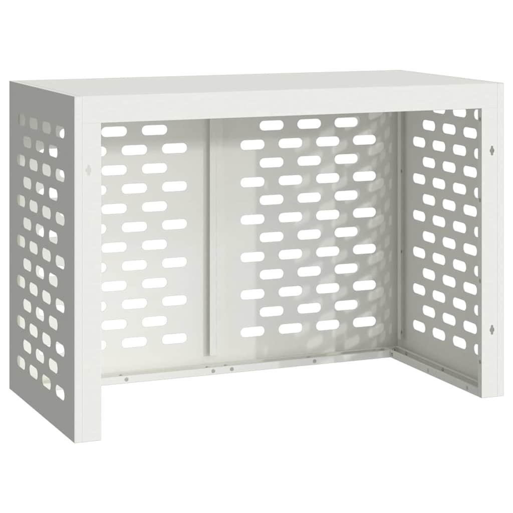 VidaXL Airconditioner hoes Wit 100 x 50 x 70 cm Staal
